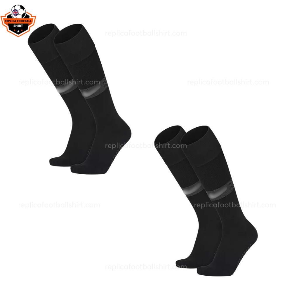 Football Socks Combo 4 – Black (2 Pairs)