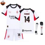 AC Milan Away Kid Replica Football Kit 2025/26 MODRIĆ 14 Printed