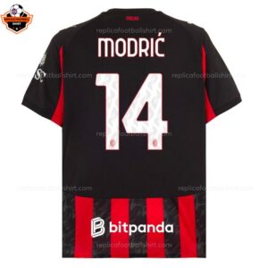 RFS AC Milan Modric 14 Home Men Shirt 2025_26 Rafa Leao 10 backview