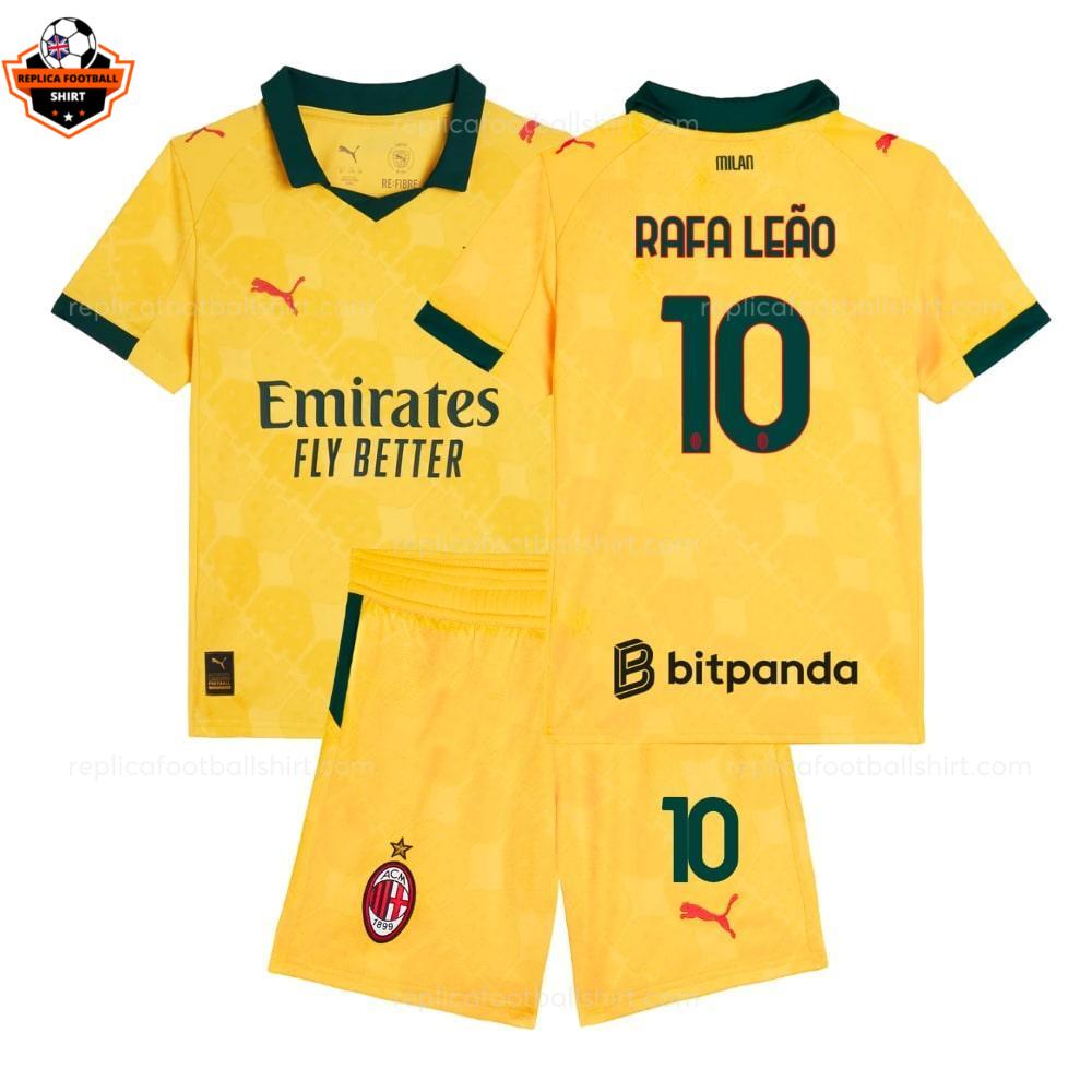 RFS AC Milan RAFA LEAO 10 Third 25 26 Kids Football Kit