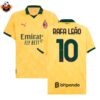 RFS AC Milan RAFA LEAO 10 Third 25 26 Men Football Shirt overview