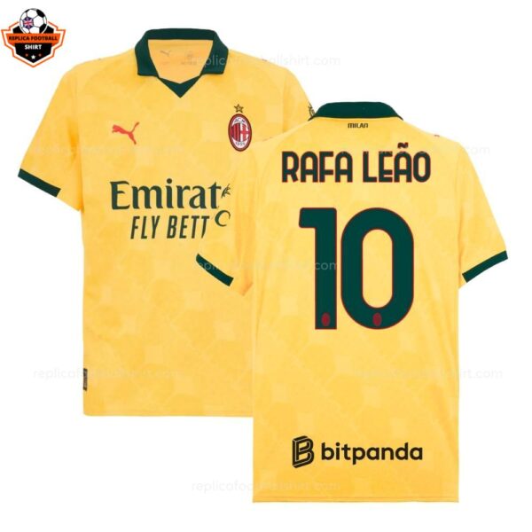 RFS AC Milan RAFA LEAO 10 Third 25 26 Men Football Shirt overview