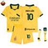 RFS AC Milan RAFA LEÃO 10 Third Kids Replica Football Kit 2025_26 - with socks