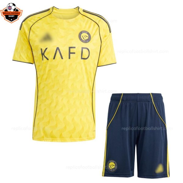 Al Nassr Home Kid Replica Football Kit 2025/26