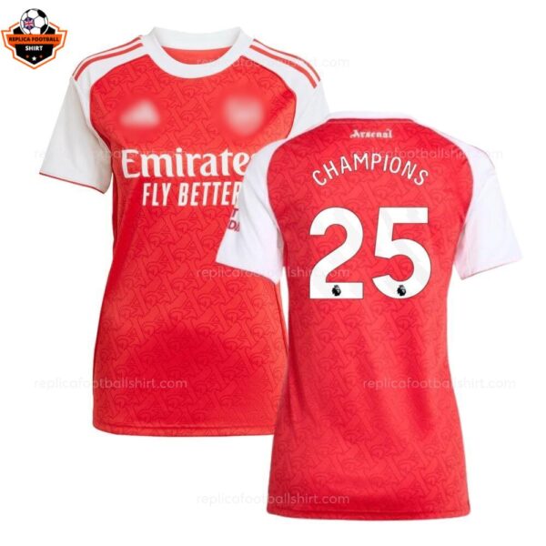 Arsenal Home Men CHAMPIONS 25 Replica Football Shirt 2025/26