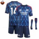 Arsenal Away Kid Replica Football Kit 2025/26 Gyökeres 14 Printed