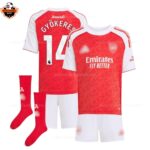 Arsenal Home Kid Replica Football Kit 2025/26 Gyökeres 14 Printed