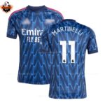 Arsenal Away Men Replica Football Shirt 2025/26 MARTINELLI 11 Printed