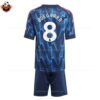 RFS Arsenal ODEGAARD 8 Away 25 26 Kids Football Kit backview