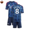 RFS Arsenal ODEGAARD 8 Away 25 26 Kids Football Kit overview
