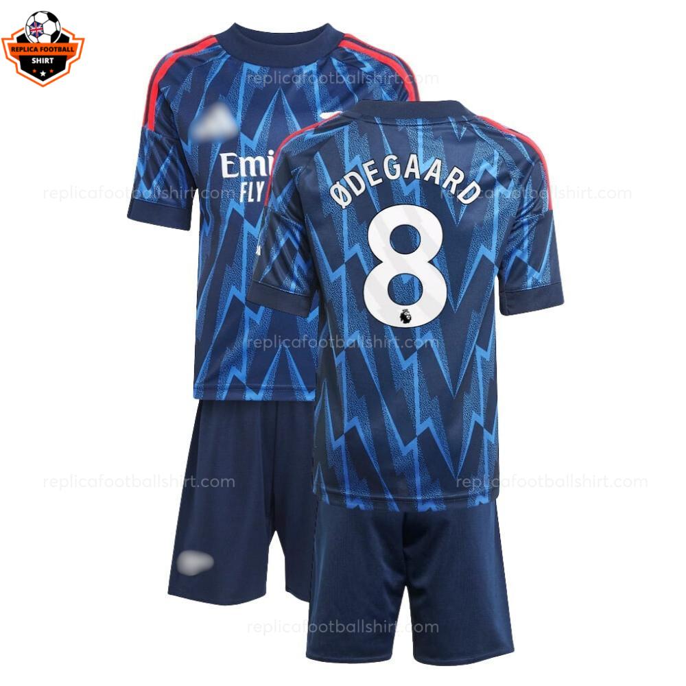 RFS Arsenal ODEGAARD 8 Away 25 26 Kids Football Kit overview
