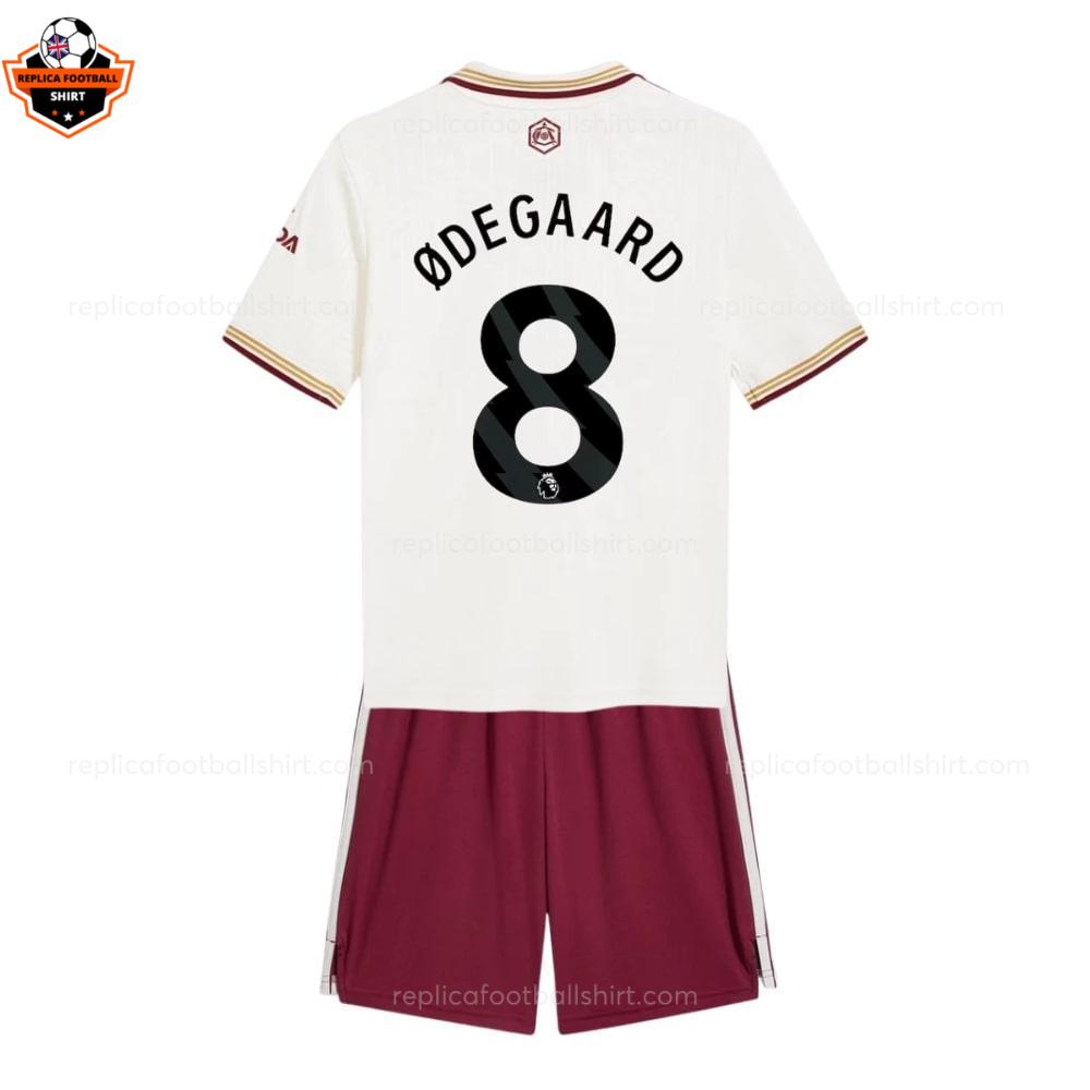 RFS Arsenal ODEGAARD 8 Third 25 26 Kids Football Kit backview