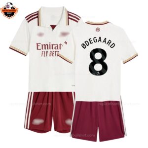 RFS Arsenal ODEGAARD 8 Third 25 26 Kids Football Kit overview