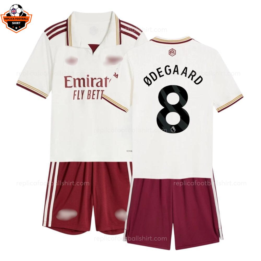 RFS Arsenal ODEGAARD 8 Third 25 26 Kids Football Kit overview