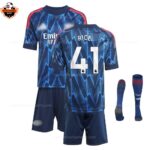Arsenal Away Kid Replica Football Kit 2025/26 RICE 41 Printed