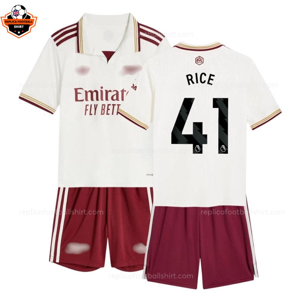 RFS Arsenal RICE 41 Third 25 26 Kids Football Kit overview