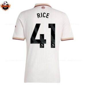 RFS Arsenal RICE 41 Third 25 26 Men Football Shirt backview