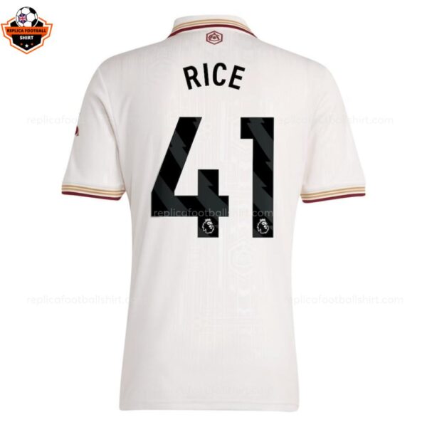RFS Arsenal RICE 41 Third 25 26 Men Football Shirt backview