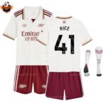 Arsenal Third Kid Replica Football Kit 2025/26 RICE 41 Printed