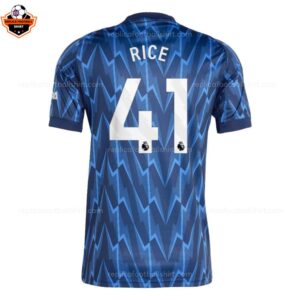 RFS Arsenal Rice 41 Away 25 26 Men Football Shirt Backview