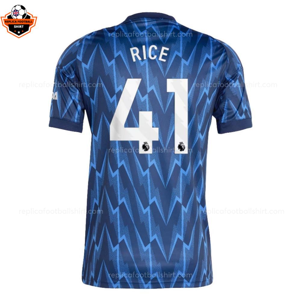 RFS Arsenal Rice 41 Away 25 26 Men Football Shirt Backview