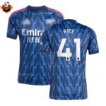 Arsenal Away Men Replica Football Shirt 2025/26 RICE 41 Printed
