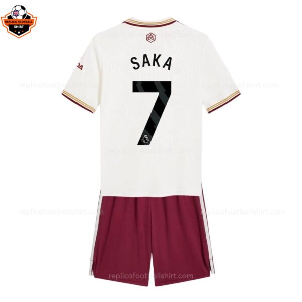 RFS Arsenal SAKA 7 Third 25 26 Kids Football Kit backview