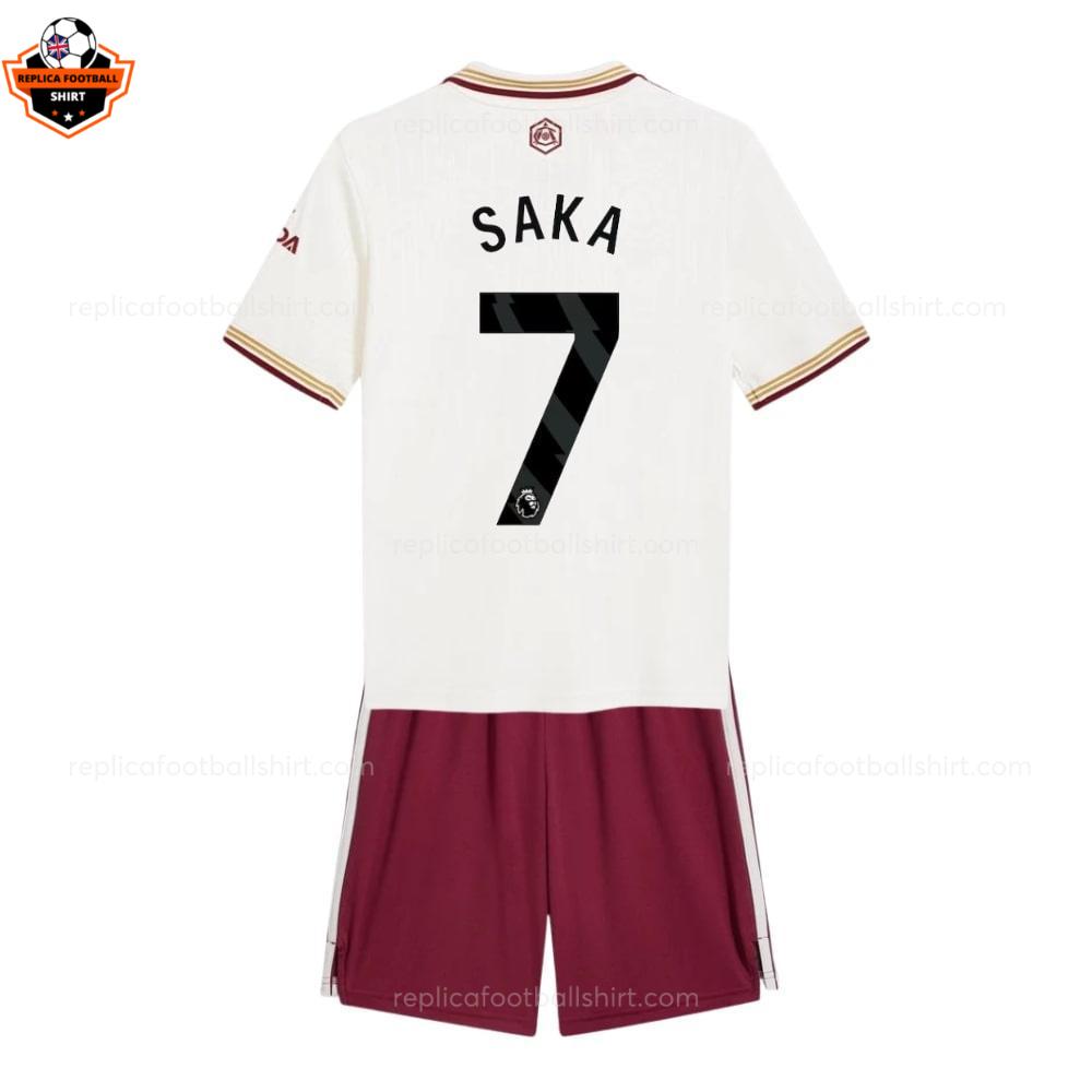 RFS Arsenal SAKA 7 Third 25 26 Kids Football Kit backview