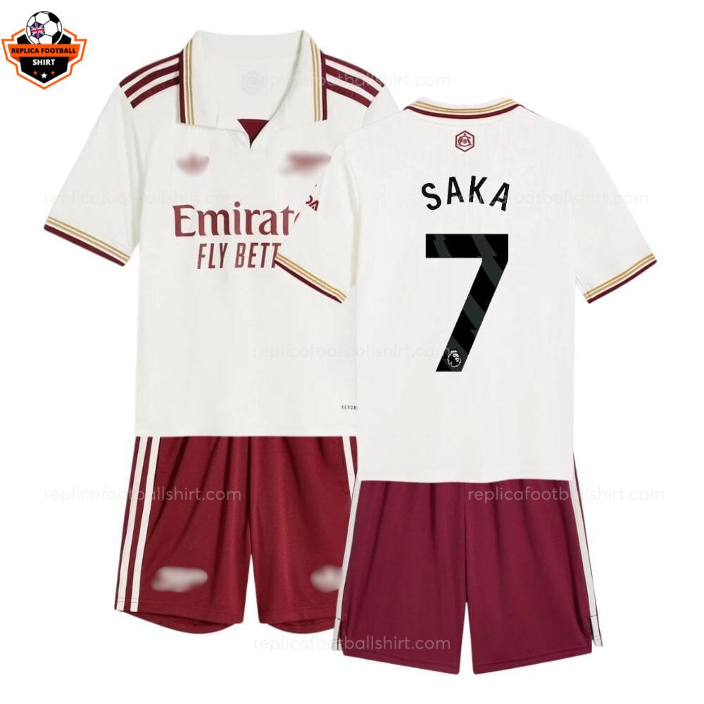 RFS Arsenal SAKA 7 Third 25 26 Kids Football Kit overview