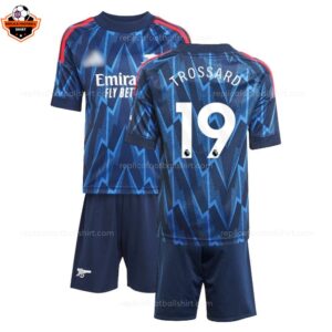 RFS Arsenal Trossard 19 Away 25 26 Kids Football Kit backview