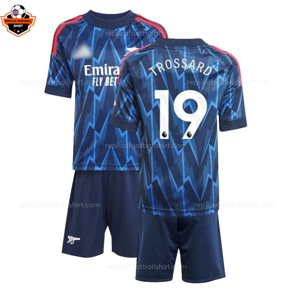 RFS Arsenal Trossard 19 Away 25 26 Kids Football Kit backview