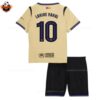 RFS Barcelona LAMINE YAMAL 10 Away 25 26 Kids Football Kit backview