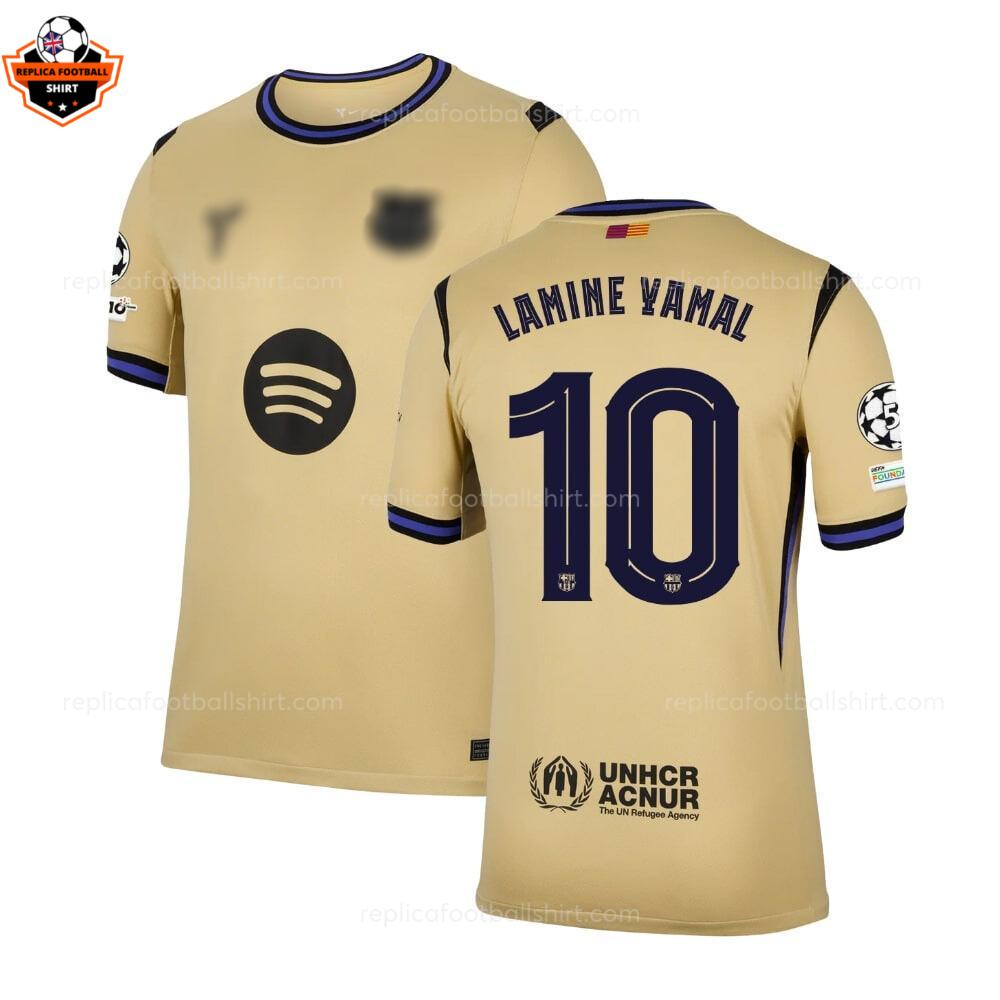 RFS Barcelona LAMINE YAMAL 10 Away 25 26 Men Football Shirt
