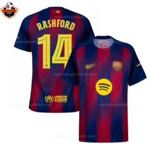 RFS Barcelona RASHFORD 14 Home Football Shirts 2025/26
