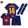 Barcelona RASHFORD 14 Home Kid Replica Football Kit 2025/26 Printed
