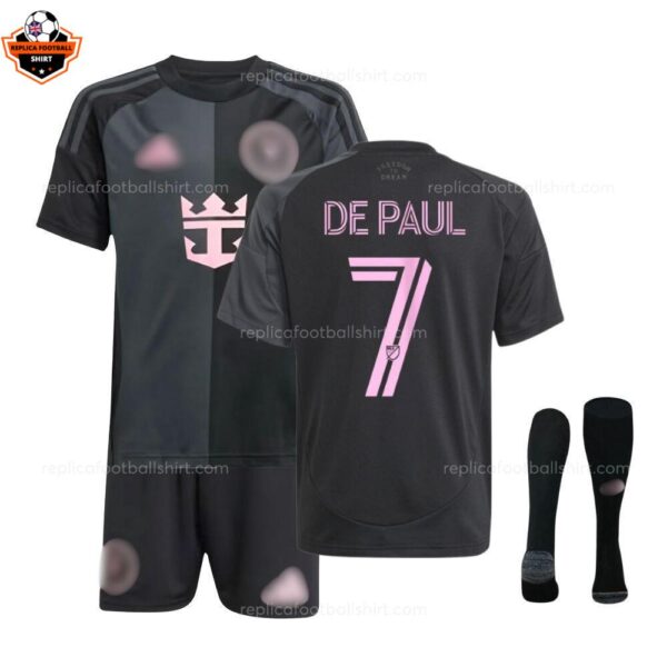 RFS Inter Miami DE PAUL 7 Away Kids Football Kit 2025/26