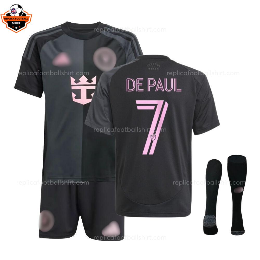 RFS Inter Miami DE PAUL 7 Away Kids Football Kit 2025/26