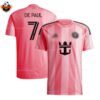 Inter Miami DE PAUL 7 Home Men Replica Football Shirt 2025/26