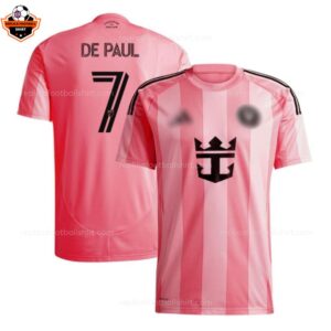 Inter Miami DE PAUL 7 Home Men Replica Football Shirt 2025/26