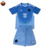 RFS Inter Miami RBlue Goalkeeper Kids Cheap Football Kit 2025 26 - Front View