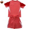 RFS Inter Miami Red Goalkeeper Kids Cheap Football Kit 2025 26 - Back View