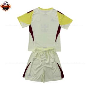 RFS Inter Miami Yellow Goalkeeper Kids Cheap Football Kit 2025 26 - Back View