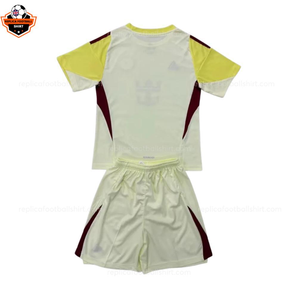 RFS Inter Miami Yellow Goalkeeper Kids Cheap Football Kit 2025 26 - Back View