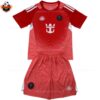 RFS Inter Miami Red Goalkeeper Kids Cheap Football Kit 2025 26 - Front View