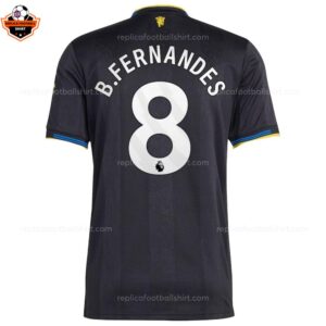 RFS Manchester United B.FERNANDES 8 Third 25 26 Men Football Shirt backview