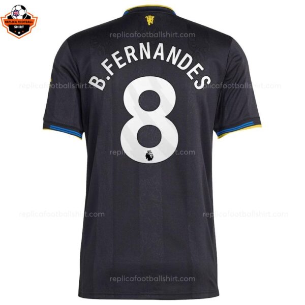 RFS Manchester United B.FERNANDES 8 Third 25 26 Men Football Shirt backview