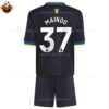 RFS Manchester United MAINOO 37 Third 25 26 Kids Football Kit backview
