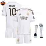 Real Madrid MBAPPÉ 10 Home Kid Replica Football Kit 2025/26