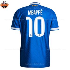 Real Madrid Mbappe 10 Third 25 26 Men Football Shirt backview