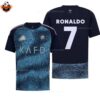 Al Nassr Away Men Replica Football Shirt 2025-26 RONALDO 7 Printed